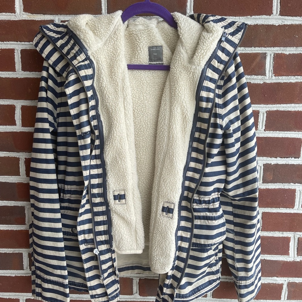 Gap Utility Jacket W/ Sherpa Lining Size S